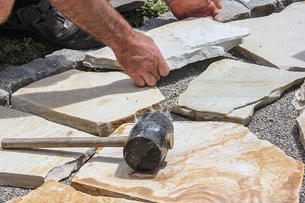 DsldLandMgmt's tweet photo. If you have any high-traffic areas of your lawn, hardscaping is a great way to prevent muddy, worn-down areas while also enhancing the look of your yard. Consider requesting stone pavers, for example, as a stylish, durable solution. https://t.co/nCoNRcsWHg https://t.co/NXoSQJWEj3