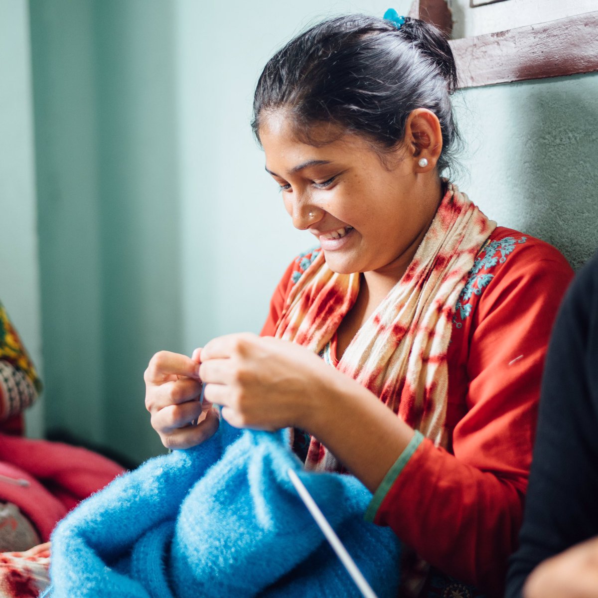 We love to see the care that the girls put into their knitting classes at our Nepal rehabilitation home! Visit SheHasHope.org to shop for lovely, unique gifts for your loved ones! Each purchase supports the girls' rehabilitation from trafficking situations. ❤️