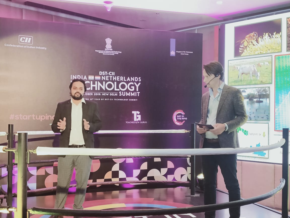 AgpulseOrganics's tweet photo. Day 2 of #NLINDIA pitching on the use of natural #pesticides for curbing #ClimateChange, #toxicity and residues in farm #biodiversity. 

#SDG #OrganicAgriculture #startup https://t.co/iJrETKWO8E