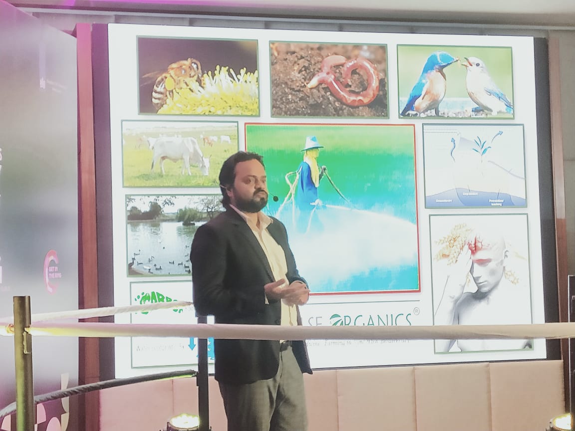 AgpulseOrganics's tweet photo. Day 2 of #NLINDIA pitching on the use of natural #pesticides for curbing #ClimateChange, #toxicity and residues in farm #biodiversity. 

#SDG #OrganicAgriculture #startup https://t.co/iJrETKWO8E