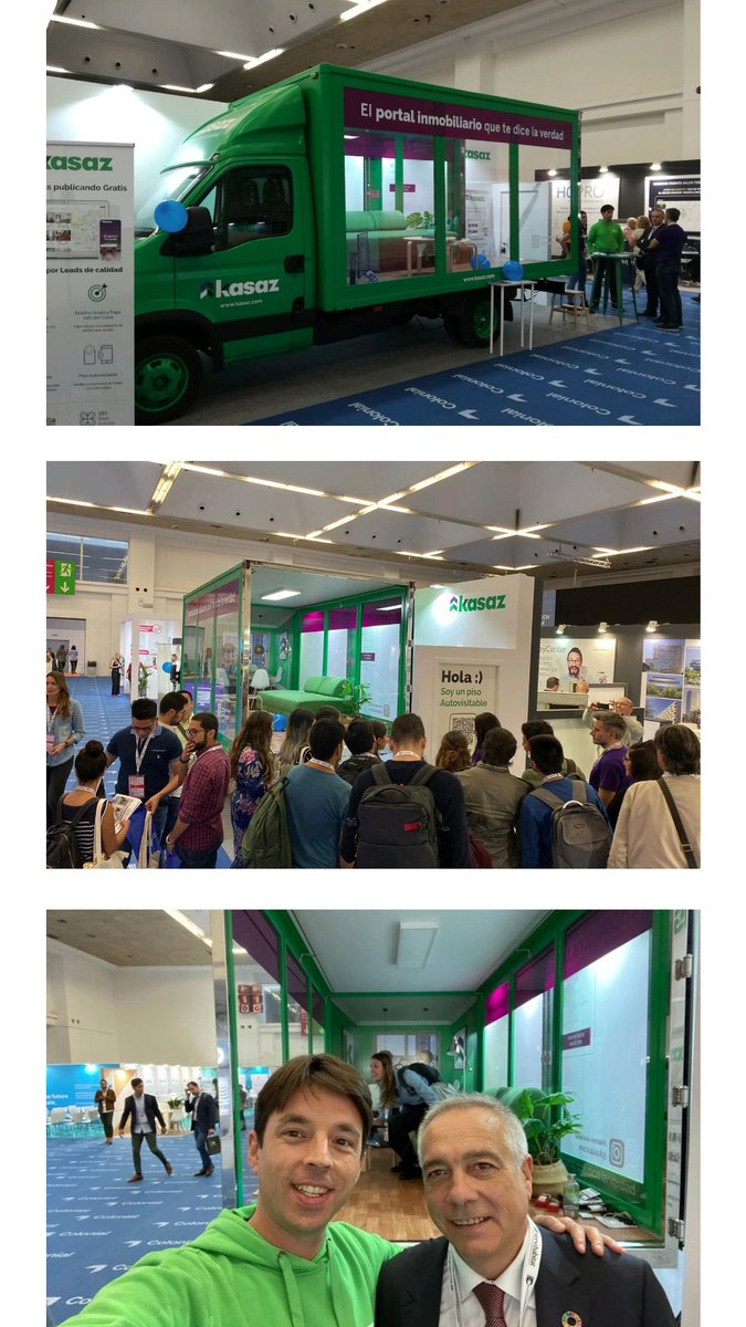 kasazcom's tweet photo. Primer día en el @bmpsa ✅ ¡Nos vemos mañana! En nuestro stand #kasaz junto al #kasazmovil 🚚💚 https://t.co/LsrWflF1hX