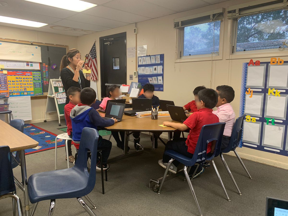 ESOL_Odyssey's tweet photo. Second stop today @LewisdaleLions to see @PGCPSESOL teacher Ms. Chang using chrome books with #ELL students! #ELLEdTech #ESOLshine #ESOLinAction #EDULIONS https://t.co/f3nrpeAovF