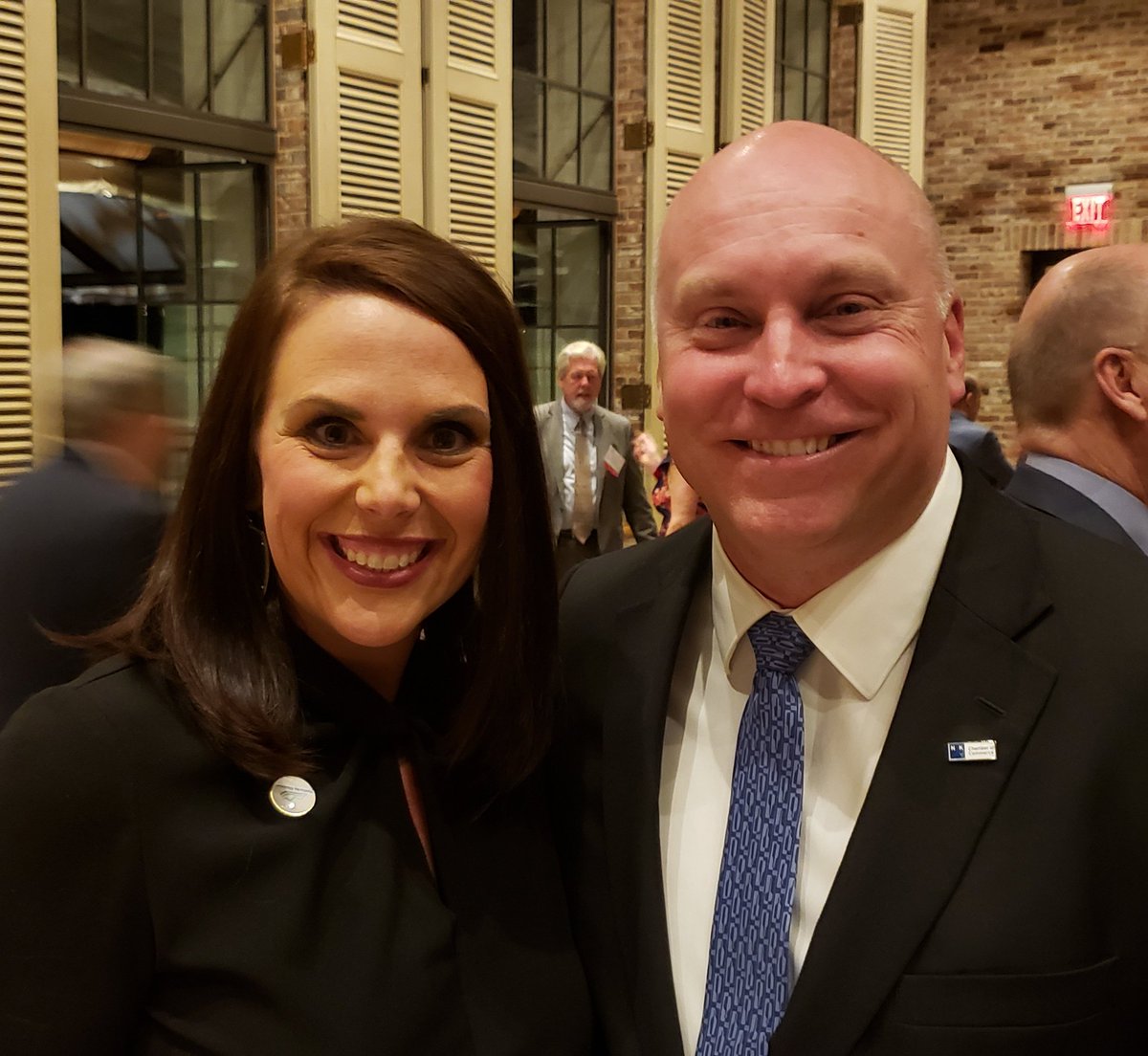 bcooperNKY's tweet photo. "Nobody can fill Dave Adkisson's shoes,  but I've got a pretty good pair of high heels up for the challenge!" - new Kentucky Chamber President Ashli Watts today at the end of today's board meeting.  She's the perfect person to lead the way!
@KyChamber @nkychamber https://t.co/geSQH7aBip
