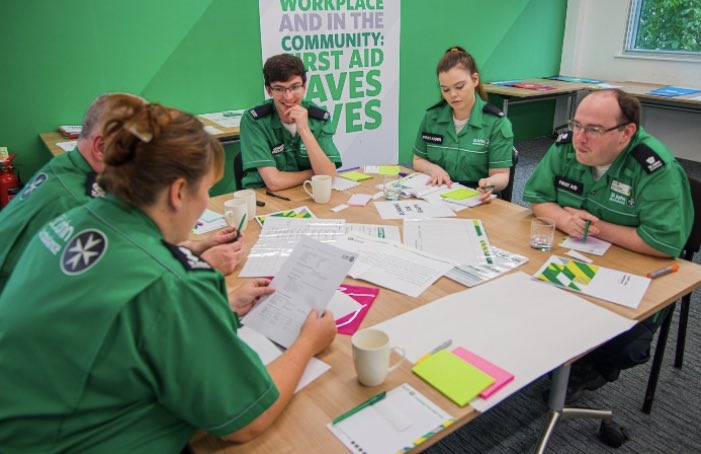 We’re excited to be launching the new <a href="/stjohnambulance/">St John Ambulance England</a> Event Manager (Foundation) for our volunteers. If you’re passionate about #SJAEvents then why not sign up to be a trainer or demonstrator for this fantastic course sjaconnect.me/Communicating/… @makins_carl <a href="/KatKujawska/">Kat Kujawska</a> @stjacoo