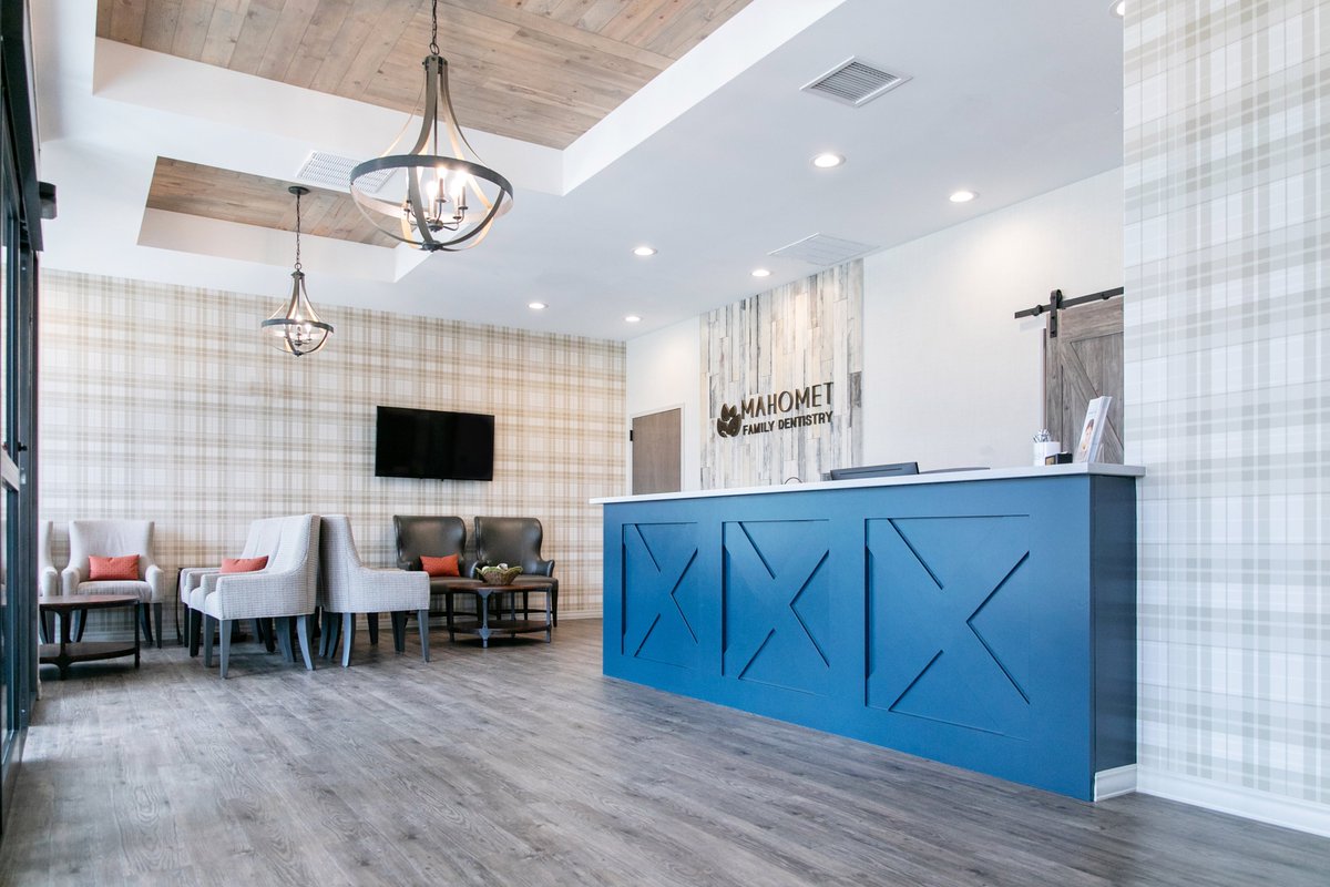 APEXDB's tweet photo. ๐ธ Check out Mahomet Family Dentistry's new dental office! What is your favorite feature?
#YourPracticeMadePerfect #dental #dentaldesign #dentalarchitecture #dentalconstruction #dentalcare #dentalclinic #dentaloffice #mahomet #mahometdentist https://t.co/yFfQP1K9UT