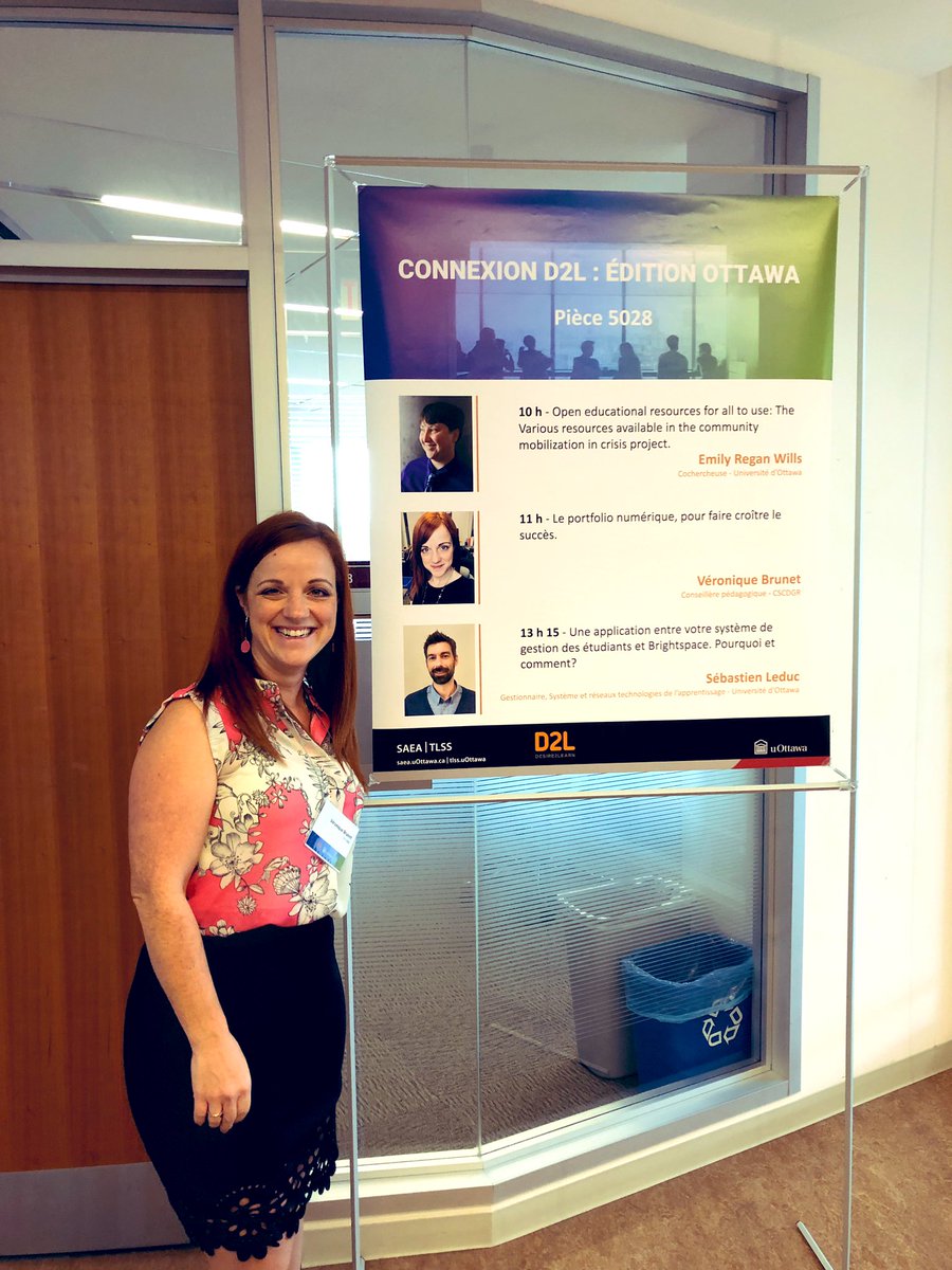 Nous sommes fiers de <a href="/BrunetVeronique/">Véronique Brunet</a> qui représente bien les #PRAET en parlant du portfolio à #ConnexionD2L #D2LConnection <a href="/D2L/">D2L</a>