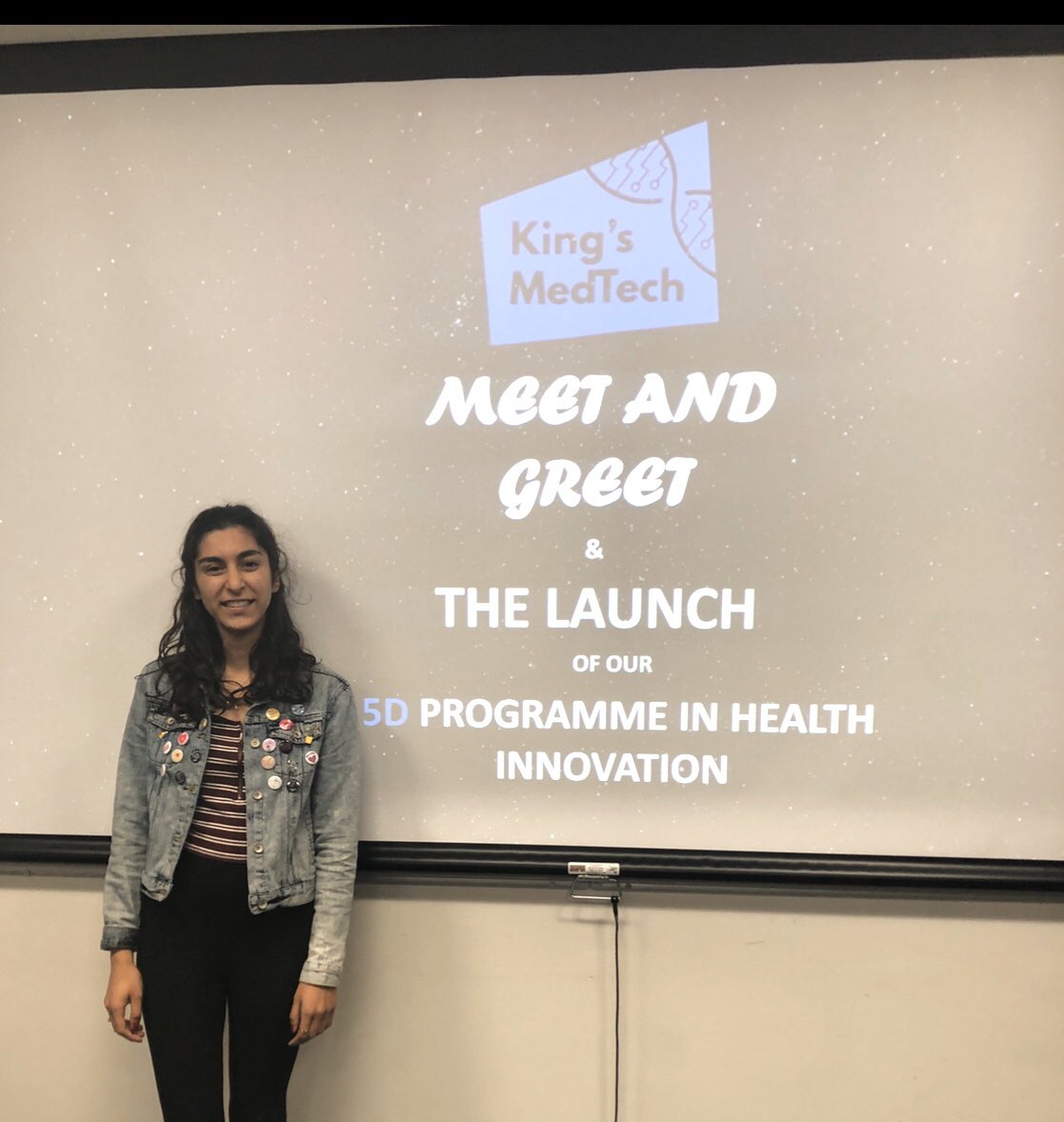 SimranBedi55's tweet photo. Delighted to speak at the launch of @KingsMedTech’s new 5D programme with @HelenaAndrea_ and Oliver Norton. A great opportunity to learn more about health innovation! https://t.co/Z9uCPpIPLb