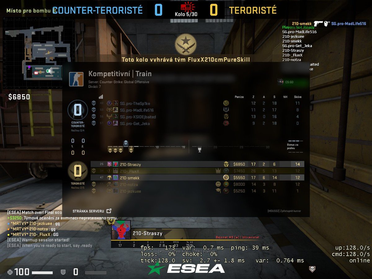 Soo we are first again ! 16-4 against S-Gaming , perfect game for us ,everything was on point. GGs <a href="/notzayo/">notza</a> <a href="/smekkCS/">smekk</a> <a href="/jezkuee/">Jere Koskinen</a> <a href="/straszy/">Strazi</a> <a href="/OfficialpakesZ/">Patrik Rozsos</a>