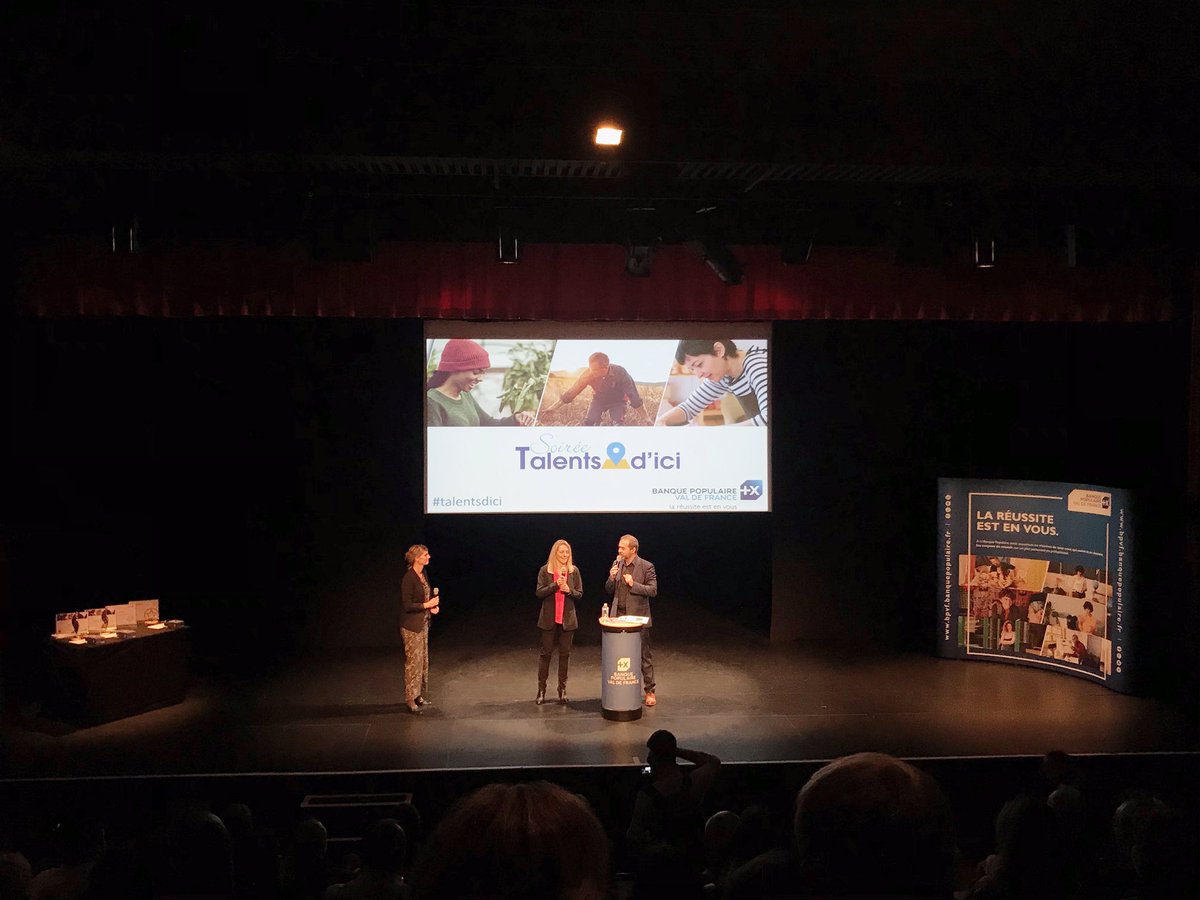 LaTresBelle's tweet photo. Soirée #Talentdici avec @BPValdeFrance  : 
« La reusite est en vous ! »
#talent #economieLocal #accompagnement  @BanquePopulaire https://t.co/KaHp0lmmh0