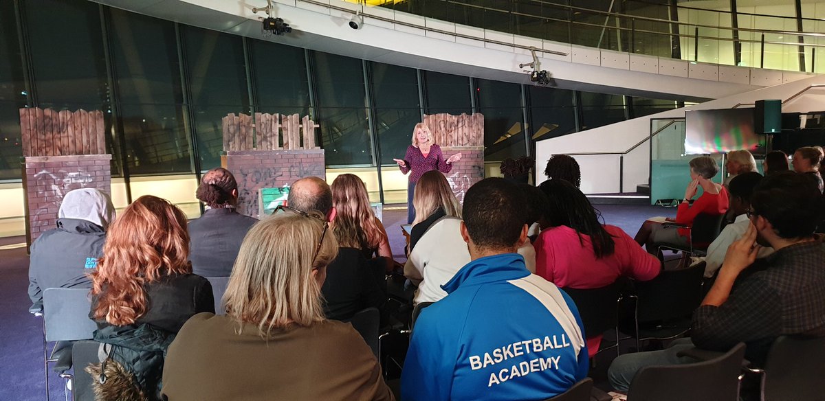 TerriersTour's tweet photo. A warm welcome from Chief Exec @Gillianmiller26 followed by @SophieKLinden and @LibPeck. It's nearly showtime! 

#TerriersTour https://t.co/Ier6oCW3iM