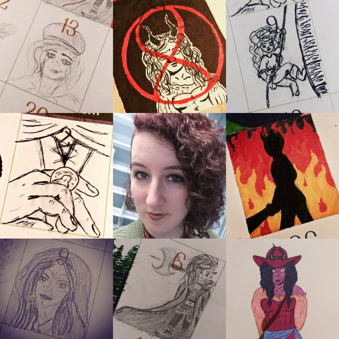 AuthorBrain's tweet image. I've seen #artvsartist going around again and I've been real proud of some drawings lately so here we go!