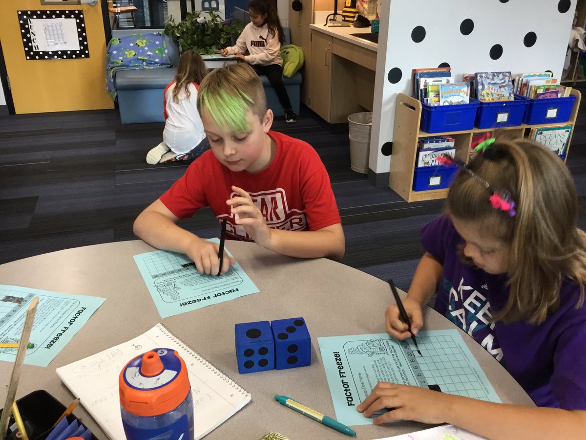 tracy_stotts's tweet photo. Our Factor Freeze Game is a GREAT Way to Learn ALL About Factors.  @tracy_stotts @BriarwoodElem @Bulldogs512 https://t.co/p9aWODnYrJ