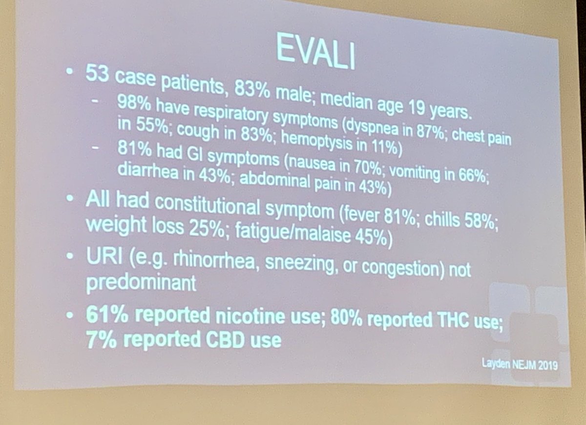 Abhi_Bhardwaj99's tweet photo. Dr. @AmyAttaway3 educating @CCF_PCCM fellows on a hot topic #Vaping. We have recently taken care of lots of really sick patients in last few months. This is scary stuff. @SumitaKhatri @LungAssociation @atscommunity working towards a better future through advocacy #Juulnotcool https://t.co/NQ7R2kOUlf