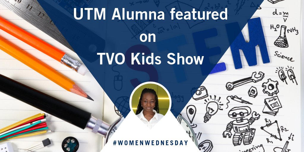 UTM's tweet photo. UTM alumna Eugenia Duodu has been featured as a guest scientist on @BlynkAndAazoo a @TVOKids show! โ๏ธ
Checkout Eugenia's feature episode here: https://t.co/ikTiBHWWsZ
Learn more: https://t.co/Qdhfq4fmeu
#Science @Alumni_UTM #VisionsofScience #ScienceforKids #STEMEducation https://t.co/Lge4aZyAo6
