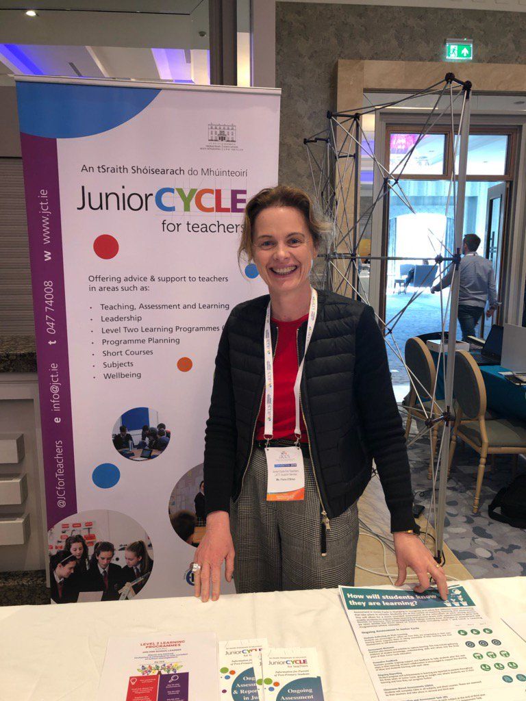 JctLeadership's tweet photo. Fiona O'Brien #JCLeadership Team leader will give a keynote on Friday morning @NAPD_IE 'Classroom-Based Assessment - Catalyst for Change'. This will be informed by the work of @ClaireWyattS with @NCCAie and will focus on the leadership role in this assessment culture change #jct https://t.co/Ag1tyAD5JP