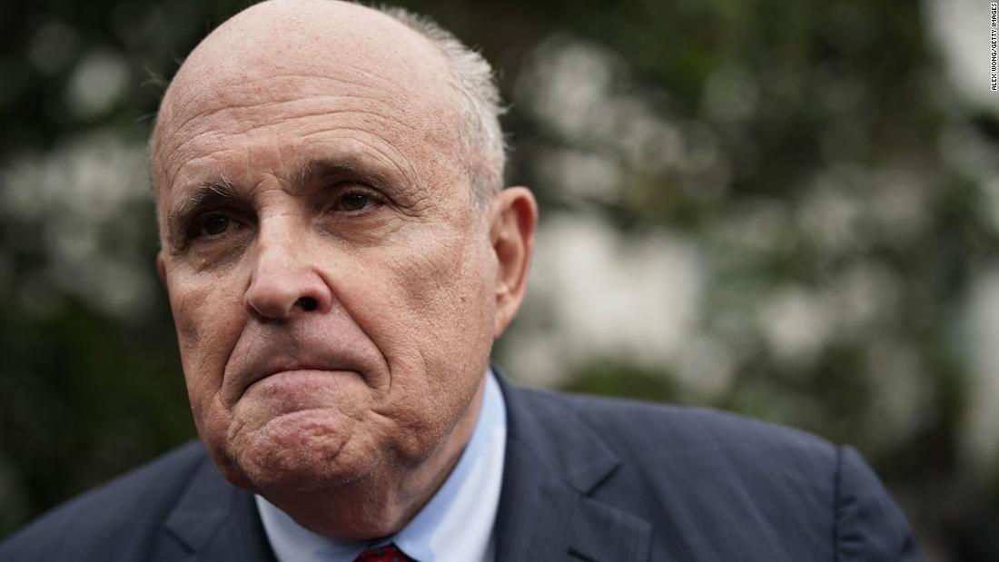 CNNPolitics's tweet photo. JUST IN: Federal investigation of Rudy Giuliani includes counterintelligence probe https://t.co/LK33YSIibF https://t.co/Cvcue3j1h3