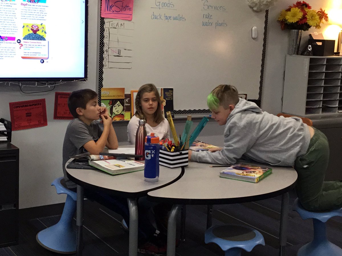 tracy_stotts's tweet photo. Brainstorming and Collaborating Ideas for Starting a Business Our New Wonders Unit.   @tracy_stotts @Bulldogs512 @BriarwoodElem https://t.co/eFOwSBrUn5