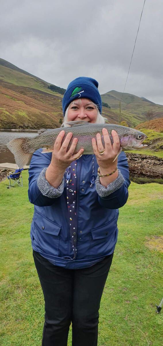 Falconryguide's tweet photo. Edinburgh Trout Fishing. Well done Alison from Winchester, stunning 3lb Rainbow Trout and cooked up at Dalhousie Castle.  Catch and cook!! @Falconryguide https://t.co/Fa3NHcaIEs