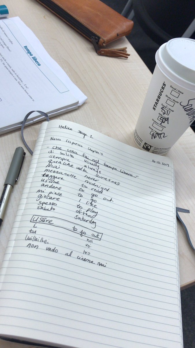 sjcolosimo's tweet photo. Back in Italian stage 2 @LivUni ... #iremembernothing #back2school https://t.co/ZISujZz0c5
