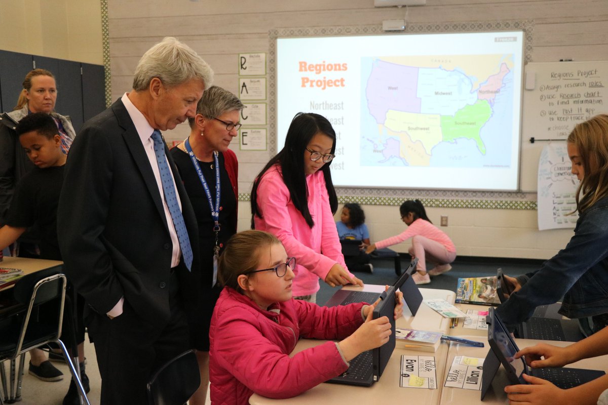WTE750's tweet photo. @WestChesterASD @SaraMMissett We were so fortunate to welcome @SenKillion as part of @NAESP #PrincipalsMonth and showcase Wildcats in action! #TeamWTE @MsLogue5th @mbarcuskyWTE @Ms_Nyholm @singwithmeMissD https://t.co/gECdWZjtWT