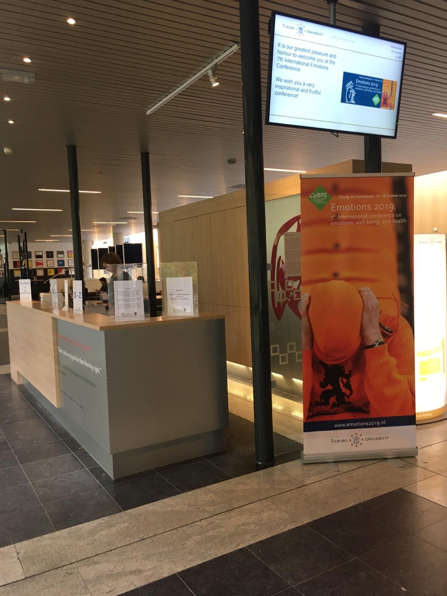 Today was <a href="/congresscompany/">Congress Company</a> present at #Emotions2019 in #Tilburg Is was a successful registration day