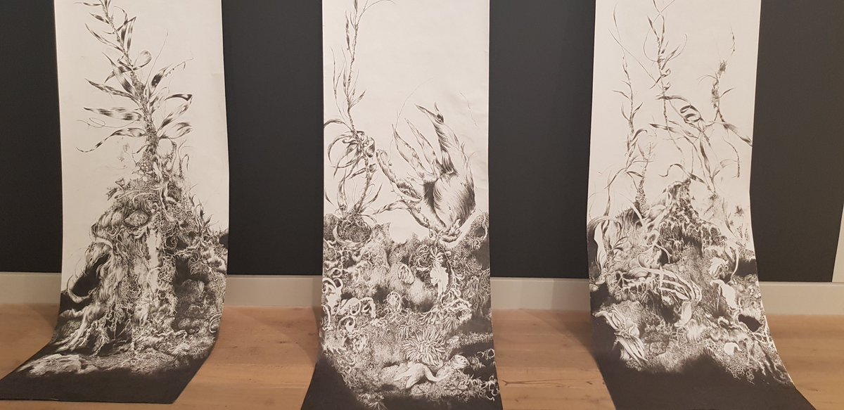 HMILeeds's tweet photo. Well done Katie Bennett-Rice, deserved winner of #FUAM2019 graduate art prize with her work 'Holdfast'.
The exhibition is still on until 16 November at the Stanley and Audrey Burton Gallery @LULGalleries, if you haven't seen in yet make sure to get down there! #Leedsart https://t.co/W8BdXbbxfP