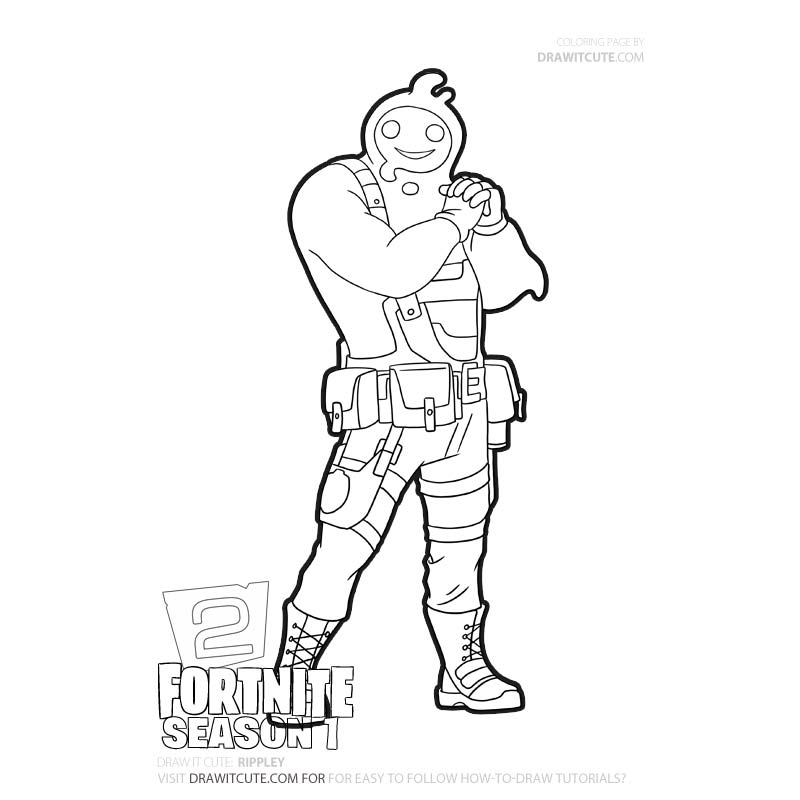 60 Fortnite Coloring Pages Free PDF Printables