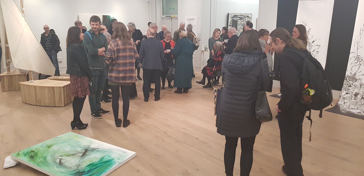 HMILeeds's tweet photo. Well done Katie Bennett-Rice, deserved winner of #FUAM2019 graduate art prize with her work 'Holdfast'.
The exhibition is still on until 16 November at the Stanley and Audrey Burton Gallery @LULGalleries, if you haven't seen in yet make sure to get down there! #Leedsart https://t.co/W8BdXbbxfP