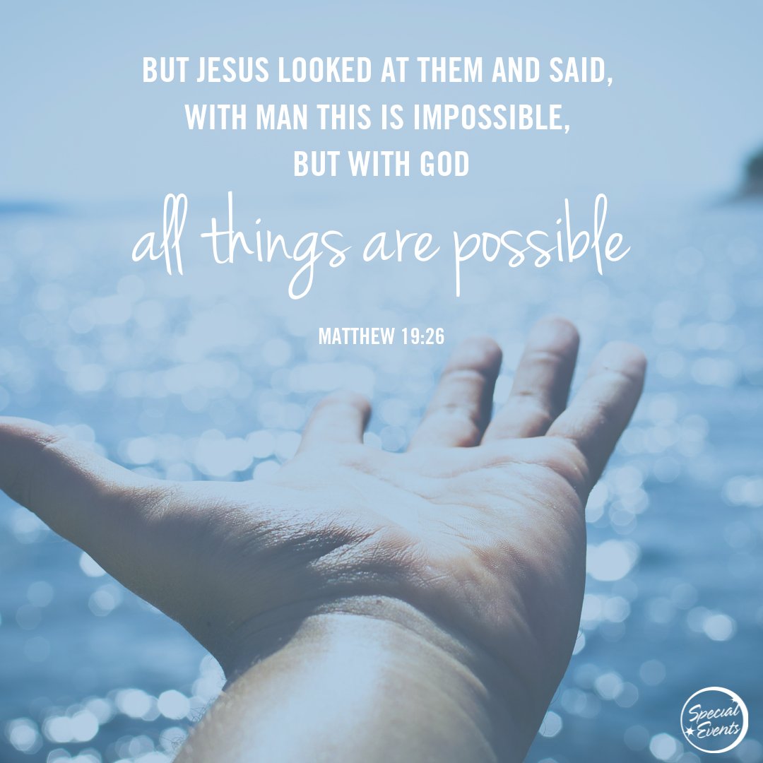 ksbjSE's tweet photo. Not some things, not many things, but ALL things are possible with God. 🙏 https://t.co/80nZQjjx6j