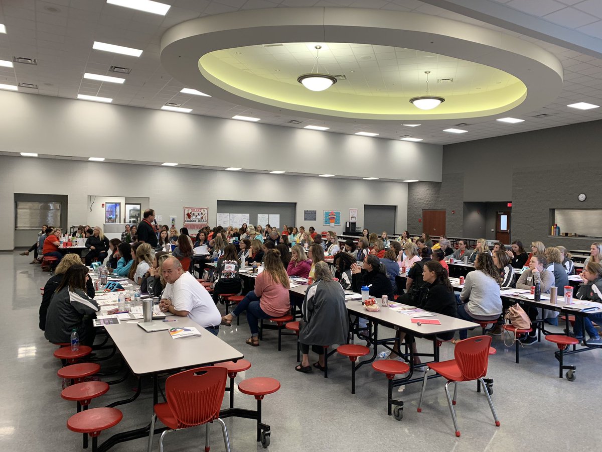 Great professional development session today with Dr. Ed Nichols!