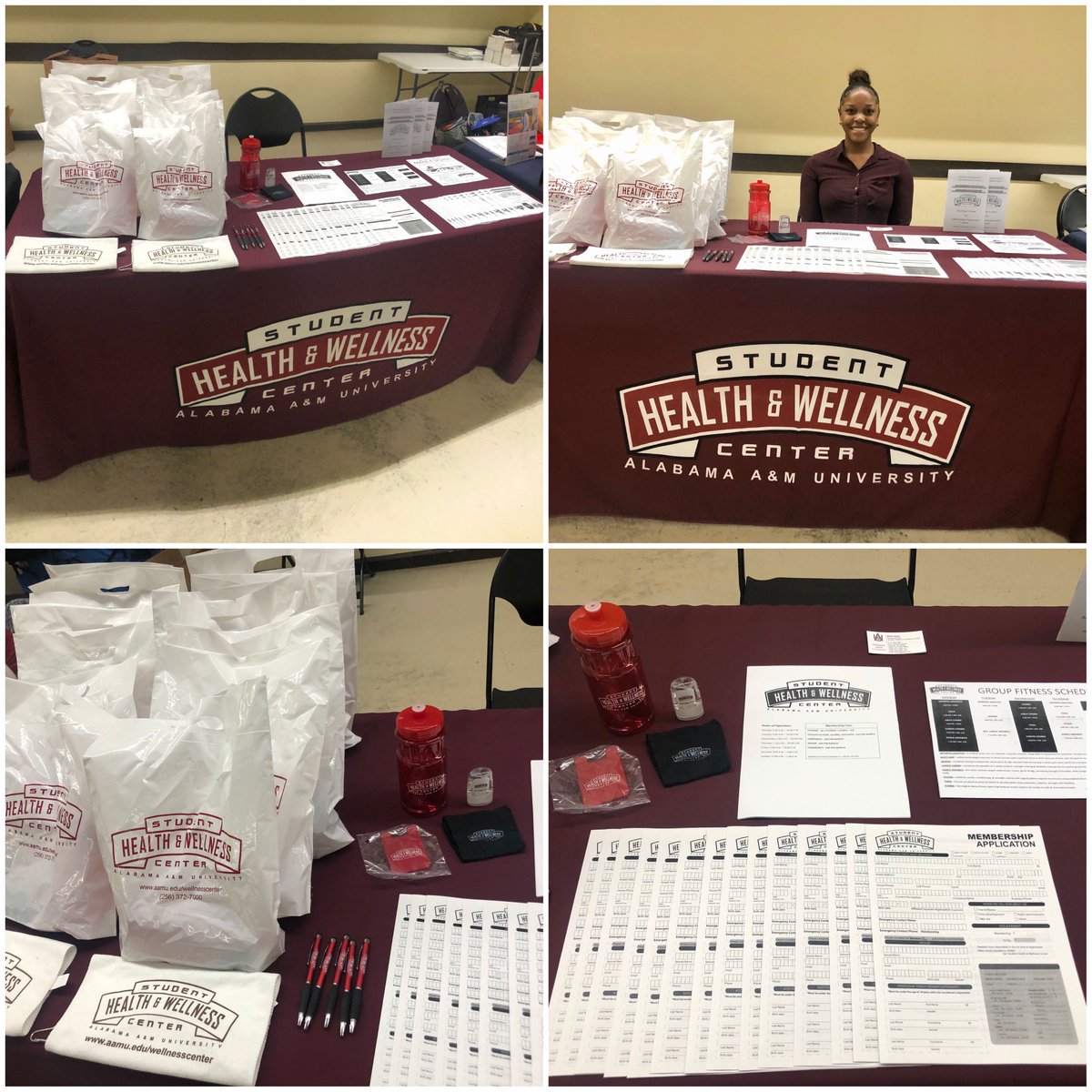 AAMUwellness's tweet image. We would like to thank the City of Huntsville Health &amp;amp; Wellness Fair for inviting us to speak on behalf of our amazing university and things we offer here at Alabama A&amp;amp;M Student Health &amp;amp; Wellness Center! #AAMU #SHWC #Bulldogsstrong 🐶💪🏾❤️