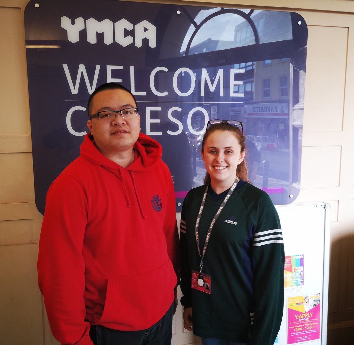 AmyBeth_2's tweet photo. Congratulations Dom on securing #Employment with @curryspcworld we @YMCASwansea are all so happy for you😊🎊 On to the next chapter of your life!
#YEngage #Employability #youngpeople @WCVA_AIF @Stacey_ArtsYMCA https://t.co/Pny7nYMj9O