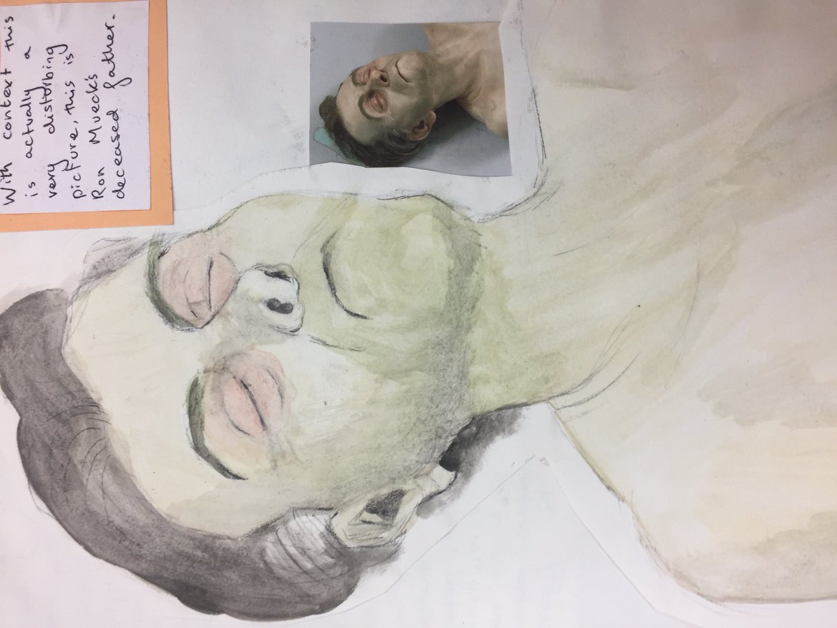 art_sfx's tweet photo. Mrs Charlett and Mrs Harris’s @sfx1842 Year 11 contextual sketchbook studies. Sensitive and bold studies by Finlay Smith for his Human Condition Project 😀 #ks4art #djhall #ronmueck #sfx https://t.co/0rCNXsunI9