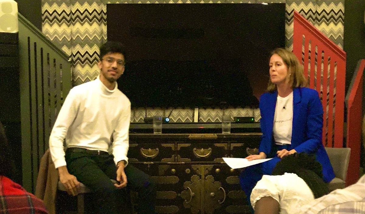 VCCP's tweet photo. Attending tonight’s ‘Future of Influence’ event with Taha Khan @KhanStopMe & @emiliemcmeekan #corq @SaraCorquers #Influencer https://t.co/4Auh2qOb2l