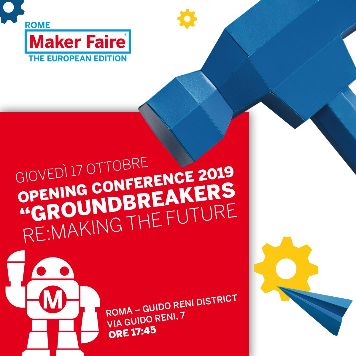 MakerFaireRome's tweet photo. Al via domani la Opening Conference di #MFR19! Tra gli ospiti in programma anche l'alpinista estremo #LucaColli che il 18 e il 19 ottobre, presso lo stand @ST_World di Maker Faire Rome, racconterà la sua recente scalata sull'Everest! 👉 https://t.co/enwMSqO9xn https://t.co/xHq81kxKrc