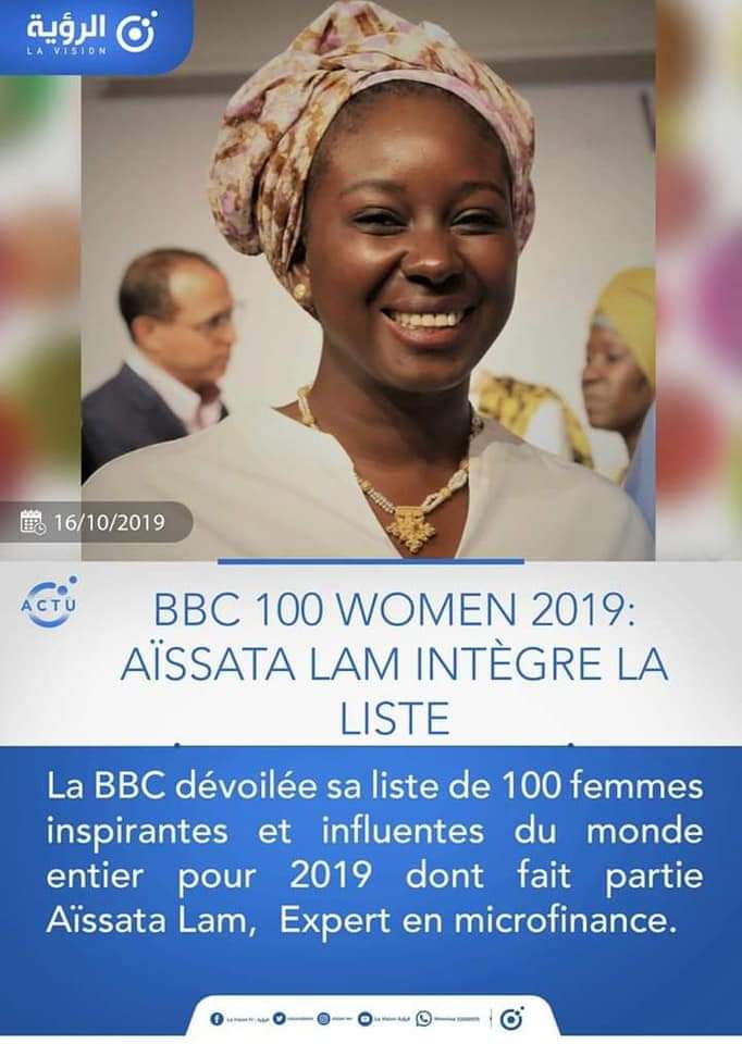 Tabarinaprada's tweet photo. La #BBC dévoilée sa liste de #100femmes #inspirantes et influentes du monde entier pour 2019 dont fait partie #AïssataLam, Expert en microfinance. Elle a créé la Chambre de Commerce des Jeunes de Mauritanie pour soutenir les jeunes femmes entrepreneurs.
#actualité https://t.co/x9W6RJ2glv