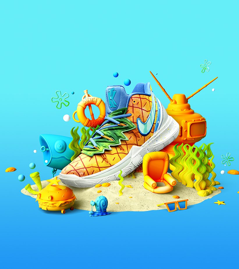 kyrie 10 spongebob