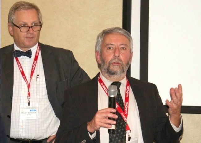angioplastyorg's tweet photo. Congrats to #transradial pioneer Dr. Olivier Bertrand &amp; staff on another annual #aimradial - back in Chicago after 5 yrs of meetings around the world, spreading the knowledge of this approach. Sorry I couldn't attend this year; fond memories of us at last Chicago @aimradial below https://t.co/K6YoGjcl4n