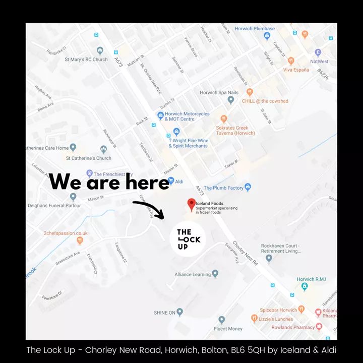 Just in case you want to come and have a look this is where we are! #Horwich