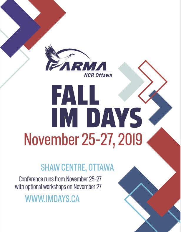 Announcing the 2019 Fall <a href="/IM_Days/">IM Days</a> agenda! The event is November 25th and 26th at the Shaw Centre. Hope to see you there! bit.ly/2oQLeSy