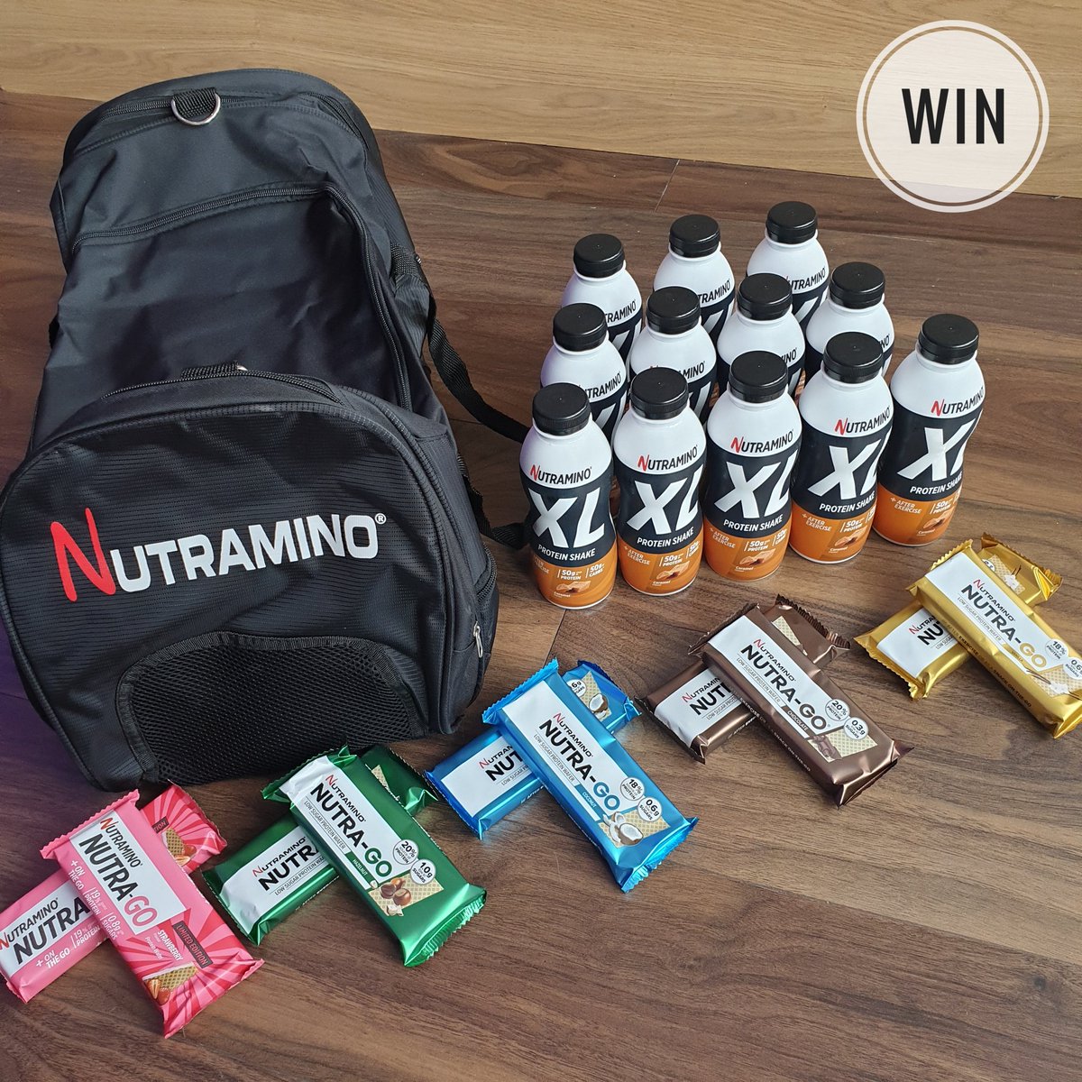 WIN this great prize as we celebrate the launch of the new Caramel <a href="/NutraminoIRL/">Nutramino Ireland</a> XL Protein Shake.

Head over to our Instagram page "bodyfirstnutrition' to enter now
