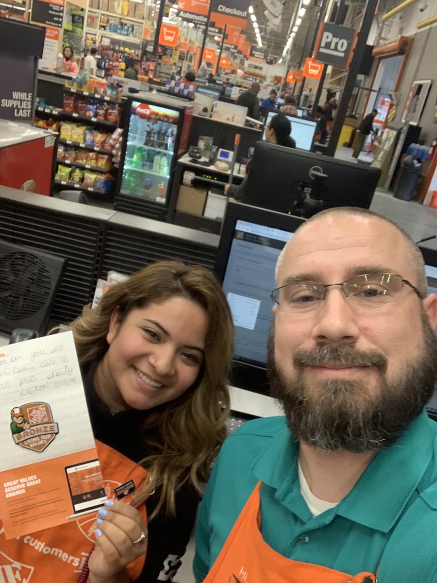 Joe_BowmanHD's tweet photo. Handing out some more milestones today at 8548!! @meron892 @staceyjsharp1 @JoeZuniga1 @BrianConwayTHD @Mr_Hamletjr1984 https://t.co/9QabnUCvy4