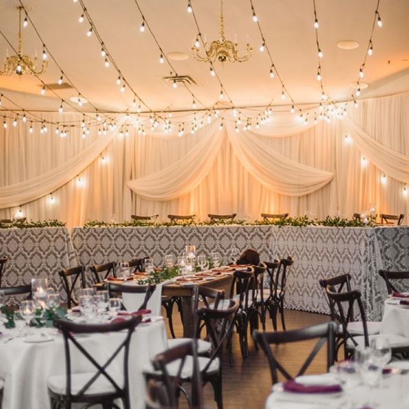 Lights will guide you home 🎵💡
.
.
Photographer: Wendy Alana Photography
Venue: <a href="/CarmensInc/">Carmen's</a> 
Florals: <a href="/jeansflowershop/">Jean's Flower Shop</a> 
.
.
See how you can upgrade your wedding too by visiting carmensgroup.com/weddings