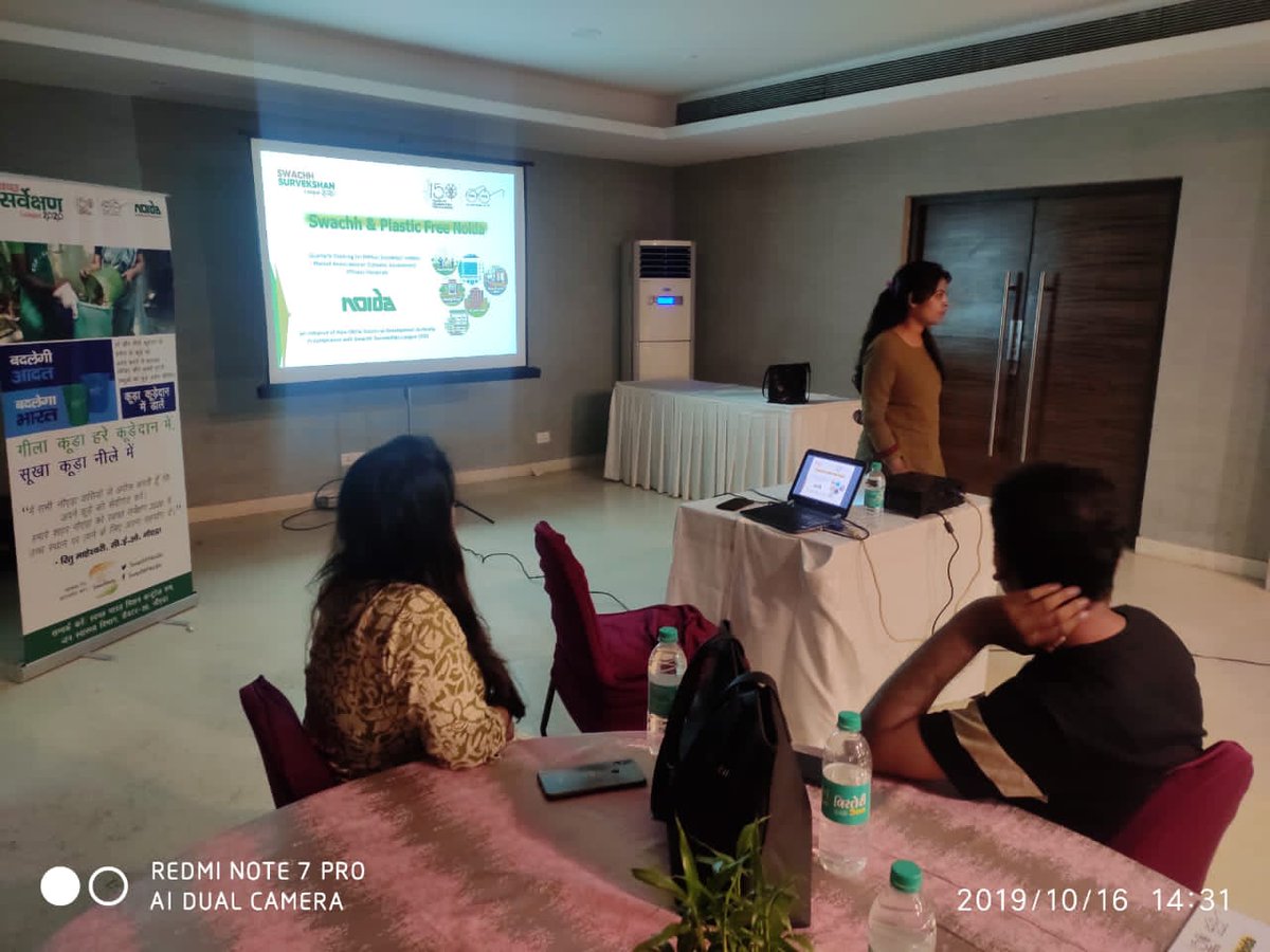 Workshop organized by @adarshssindia in Association with <a href="/noida_authority/">NOIDA Authority</a> at <a href="/MosaicHotel/">The Mosaic Hotel</a> sector 18 on Solid waste management and Swachh survechhan league 2020
<a href="/CeoNoida/">CEO, NOIDA Authority</a> <a href="/SwachhBharatGov/">Swachh Bharat Urban</a> <a href="/UPGovt/">Government of UP</a> <a href="/PMOIndia/">PMO India</a> <a href="/myogiadityanath/">Yogi Adityanath</a> <a href="/Secretary_MoHUA/">Srinivas Katikithala</a> <a href="/PIB_India/">PIB India</a>