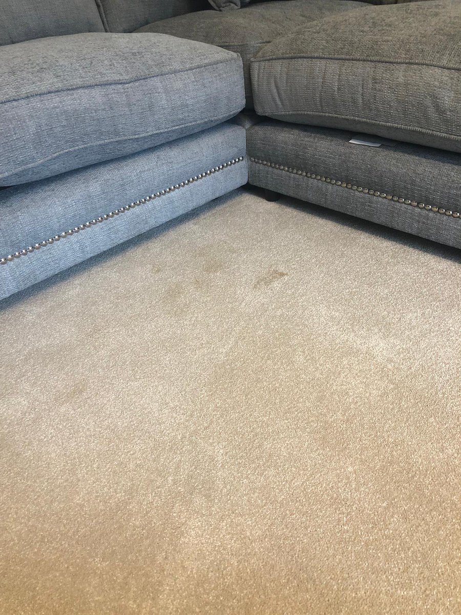 SteMansell8's tweet photo. @scssofas Is this your level of customer service? Had our new sofa delivered on Wednesday 15th October and the installers trampled mud all over our new carpets of our brand new house. When challenged they offered me a cleaning kit to clean this up myself!? https://t.co/ZmhukHfcaz