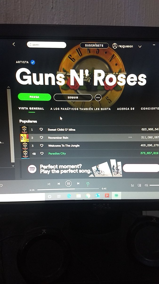 reyguason018's tweet photo. Bueno ya que no podré ir a verlos tendré que conformarme con Spotify je je 🤘😎 https://t.co/j58uI4YVkX
