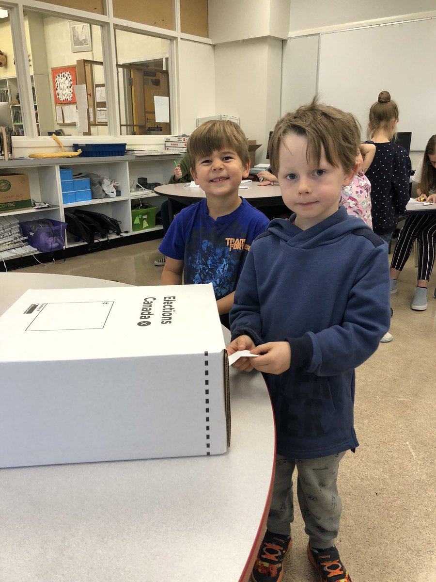 K Students @RosslandSummit learning what it means to vote thanks to @nicolakuhn for organizing. K’s voted for what Six Cedar Tree animal/value they believe is most important to them #sd20