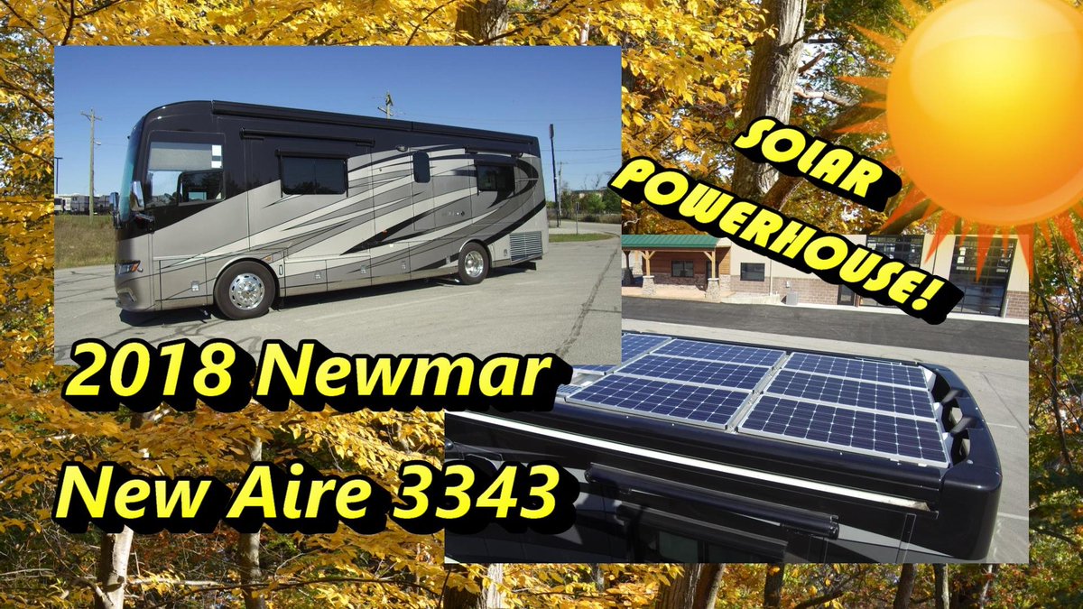 MountComfortRV's tweet photo. Hello Sunshine! 😎 Check out this Pre-Owned 2018 Newmar New Aire 3343 with Solar Package https://t.co/5LfNLRkF5b #indiana #RV #dealer https://t.co/d7ggjmjIVc
