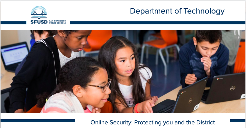 During #DigCitWeek and beyond, we must remain vigilant with #cybersecurity Keep yourself and others safe from phishing. Learn more about what we're doing to keep <a href="/SFUnified/">SF public schools</a> safe bit.ly/SFUSD-CS #dataprivacy #passwords #FERPA #HIPPA #CCPA #COPPA #SOPIPA #digcit