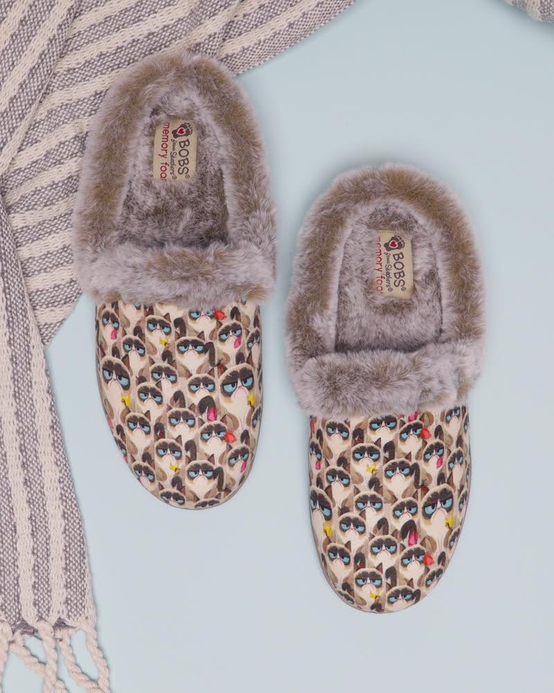 skechers cat slippers